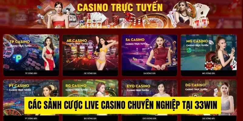 Casino trực tuyến là chuyên mục giải trí hút khách 